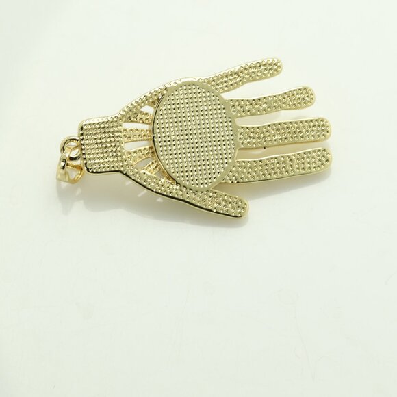 Hand Evil Eye Hamsa Hand Shape Pendant evil eye necklace - Picture 2 of 7